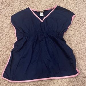 The Beaufort Bonnet company navy swim coverup